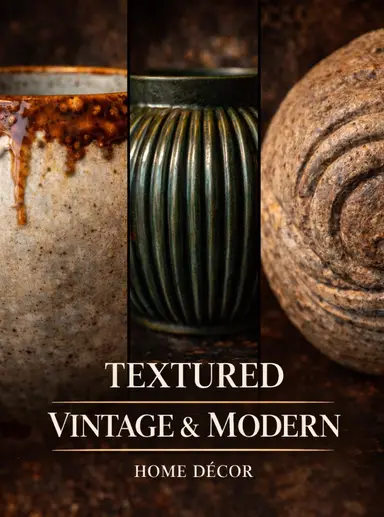 Texture Focused Sale (Vintage/Modern Home Décor)