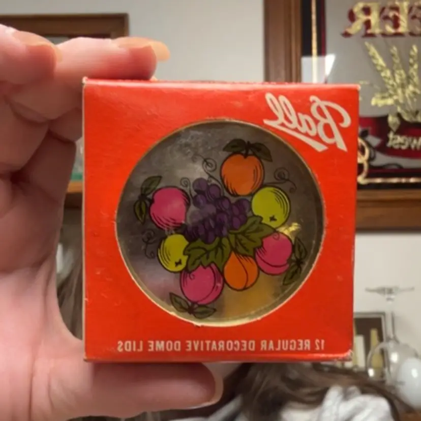 Ball 12 Decorative Dome Jar Lids