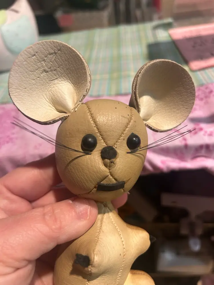 Dakin Leather Pets Morty Mouse