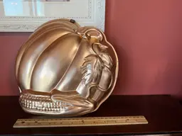 Copper Tinted Aluminum Mold - Pumpkin And Corn