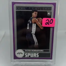#23– Victor Wembanyama Purple Hoops RC