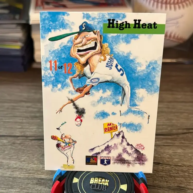 Randy Johnson 1994 Stadium Club Seattle Mariners