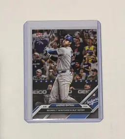 Shohei Ohtani 50/50 Club Topps Now Los Angeles Dodgers