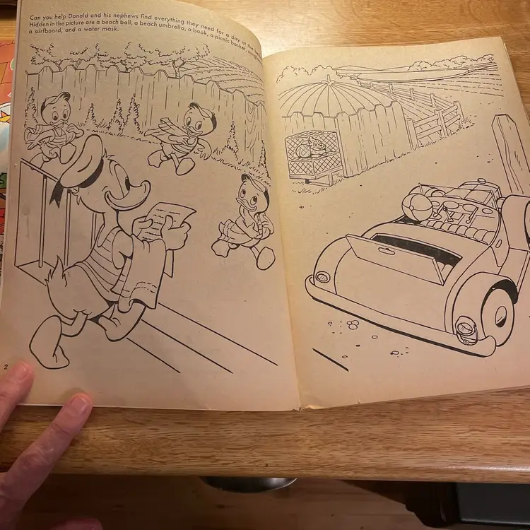 Vintage 1978 Whitman Coloring Books