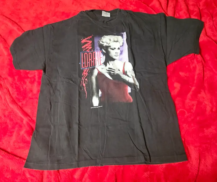 Vintage 1992 Lorrie Morgan Something in Red T Shirt XL