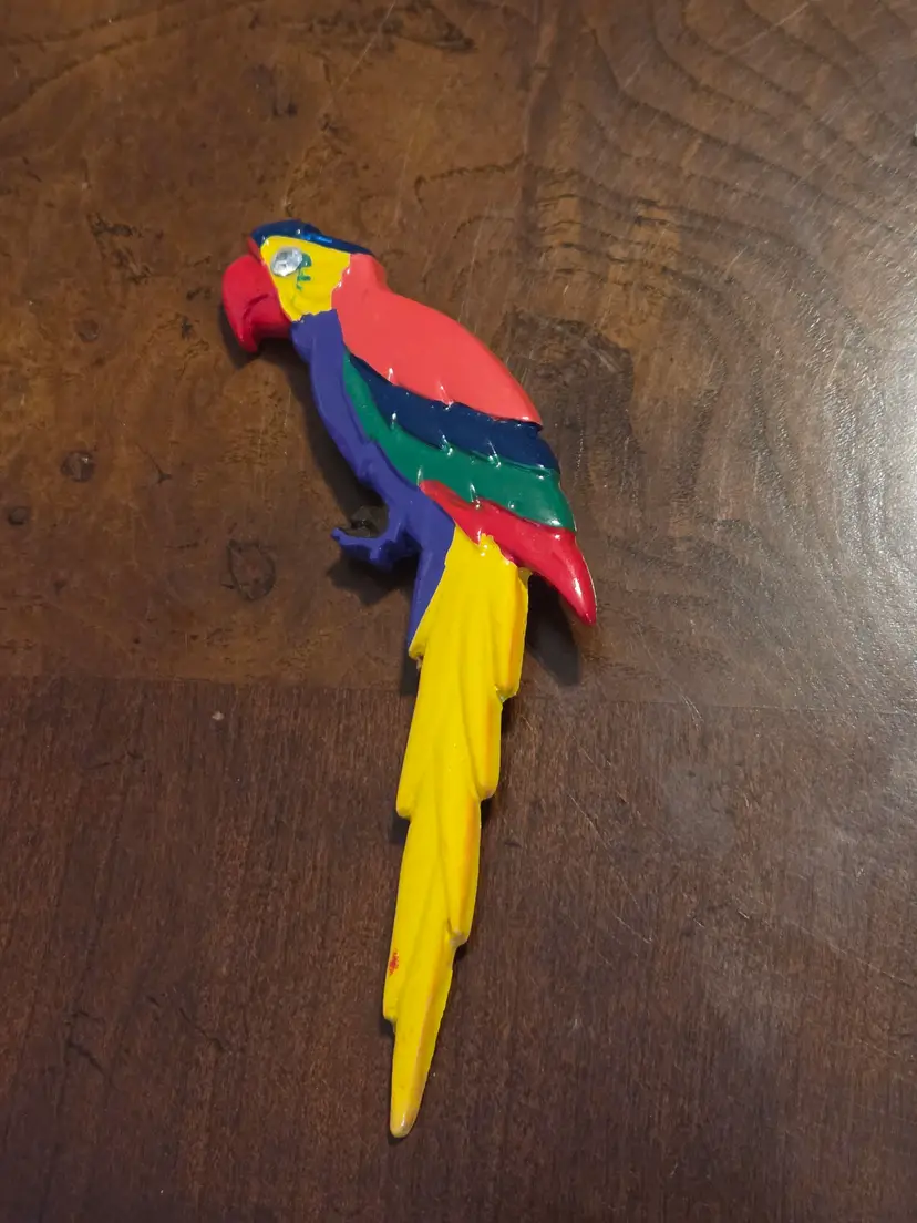Large Parrot Pin Brooch