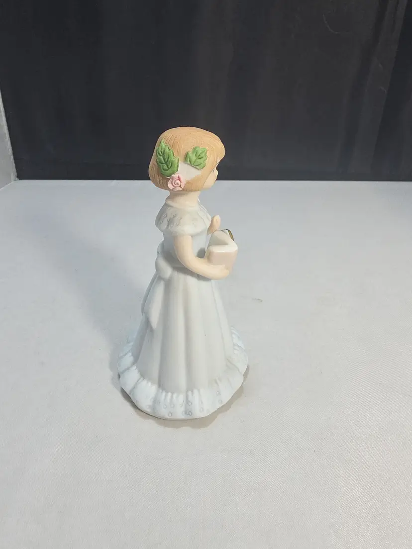 Vintage 1982 Enesco Growing Up Birthdays Girls Blonde Age 6 No Box (A1)