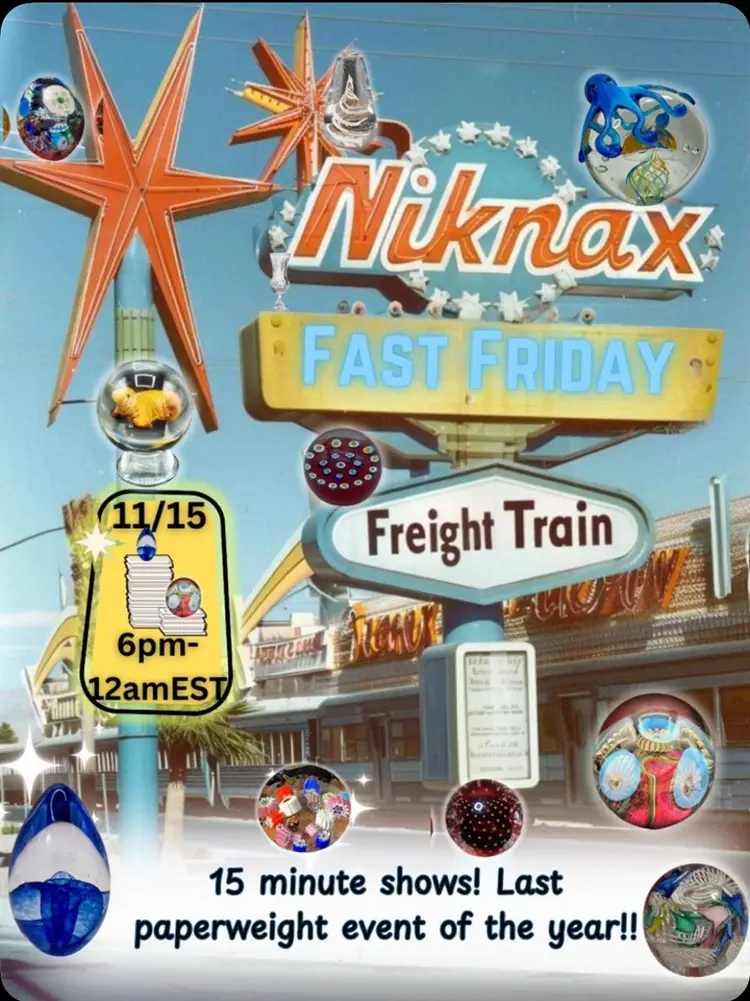Fast Friday Freight Train Paper Weights