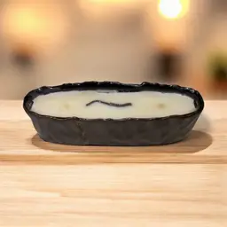 Handmade Pottery Bowl With Candle