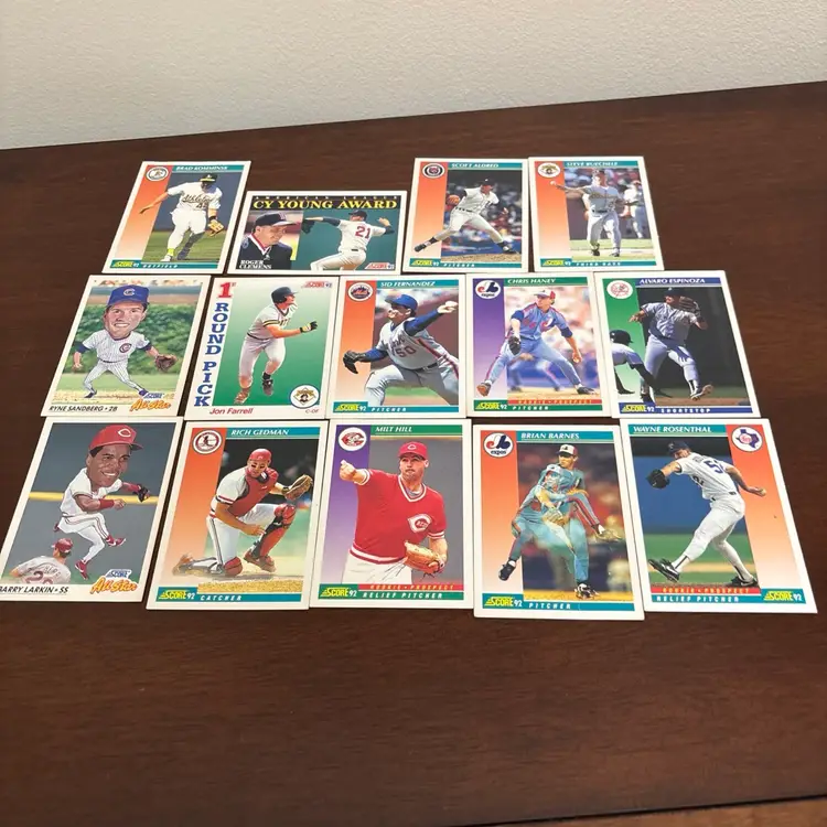 Baseball Card Lot Of 14 Common Cards 90s Various Players