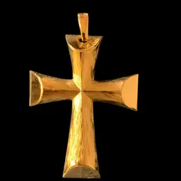 Avon Brush Gold Tone Cross