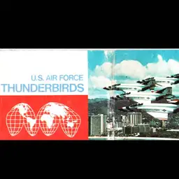 Vintage Brochure US Air Force Thunderbirds 1973