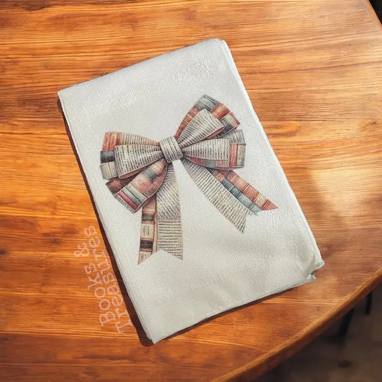 Bookish Bow Microfiber Towel