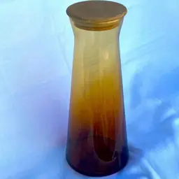 Amber Glass Carafe