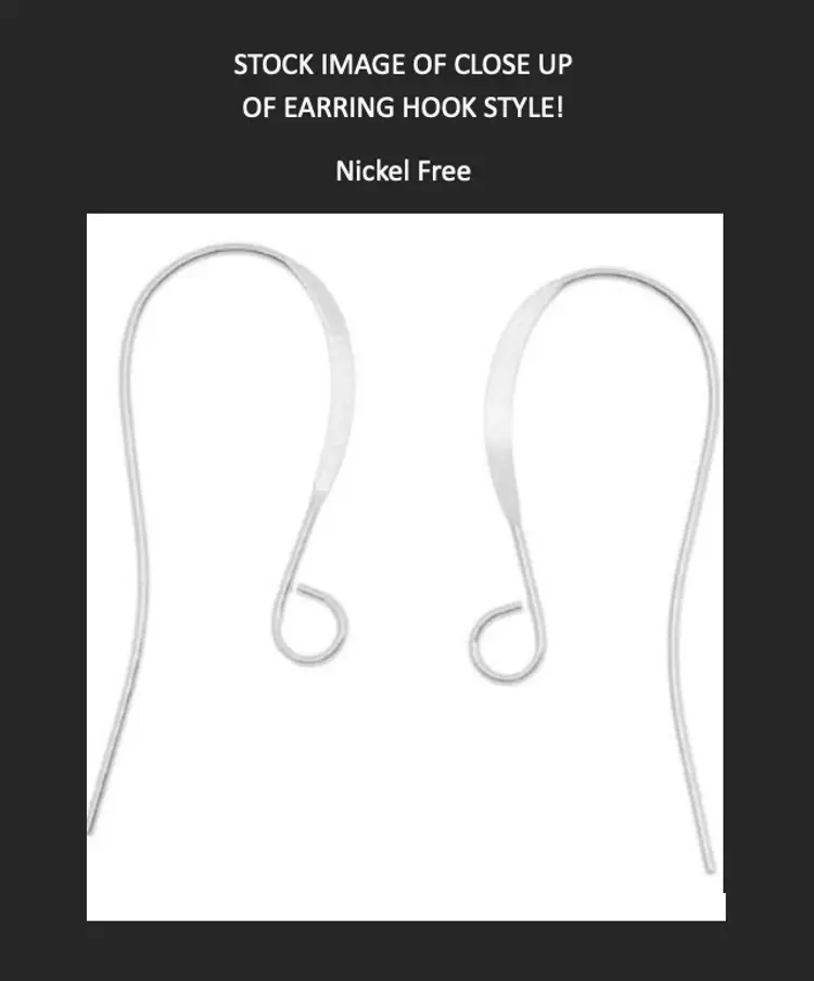 #98 "February Snow Day" Series - Handmade by Me -- Vintage Lampwork Earrings