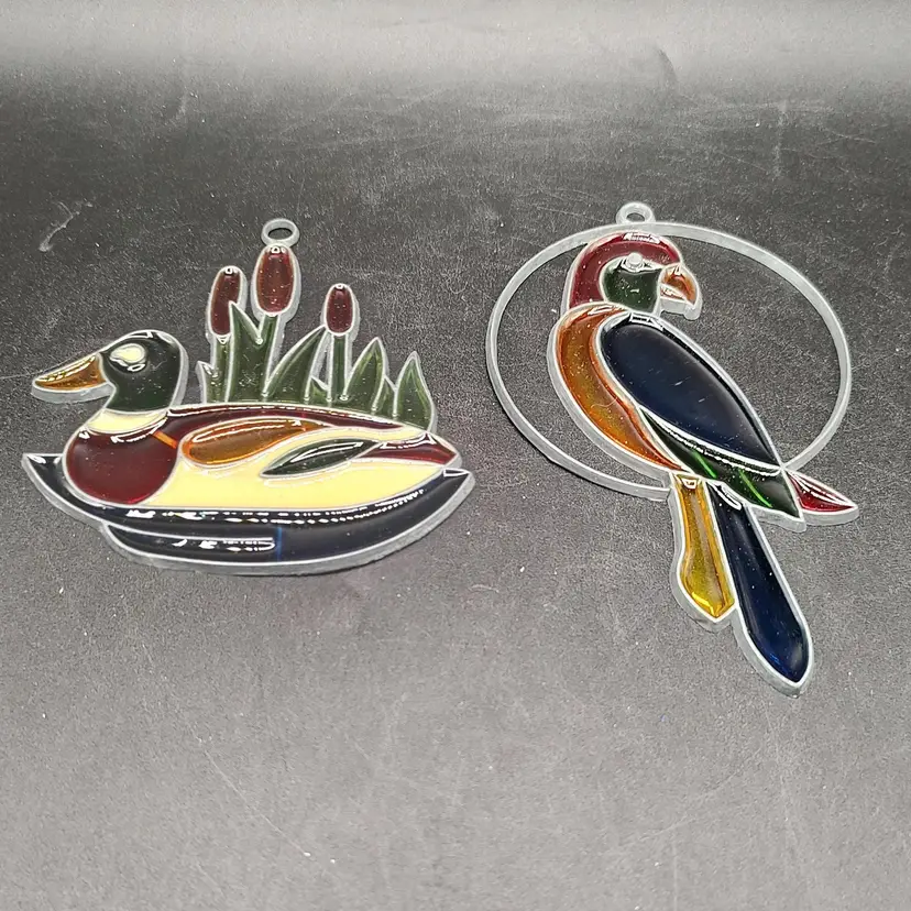 Two Vintage Window Sun Catchers