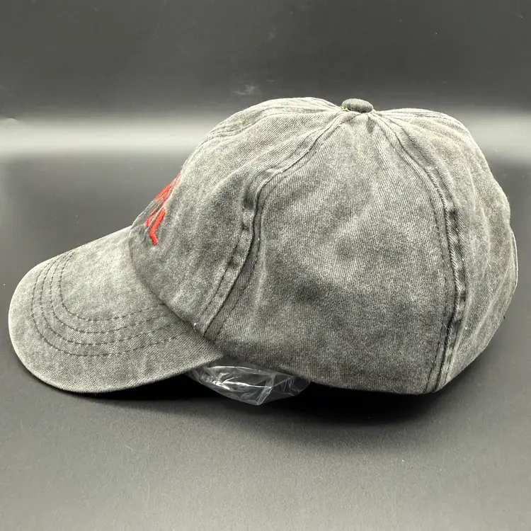 Schitts Creek Hat Cap Rosebud Motel Strap Back Adjustable Gray Red TV Cotton