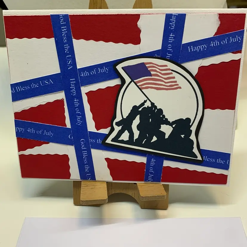 4th of July greeting card