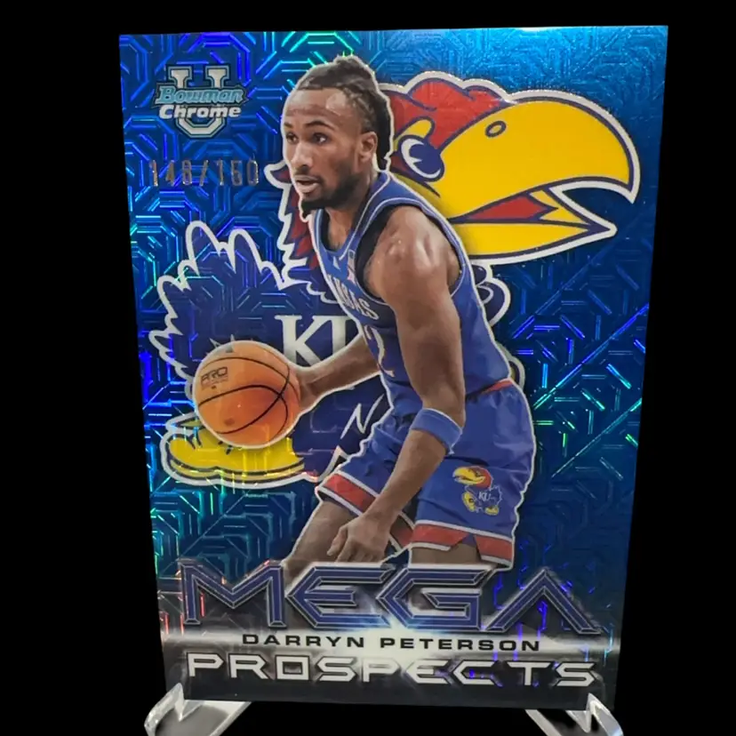 Darryn Peterson Chrome Mega Prospects Blue /150! Utah Jazz 🤯