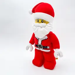 Plush Santa Lego Mini Figure Target Exclusive Christmas 14"H 6"W B25