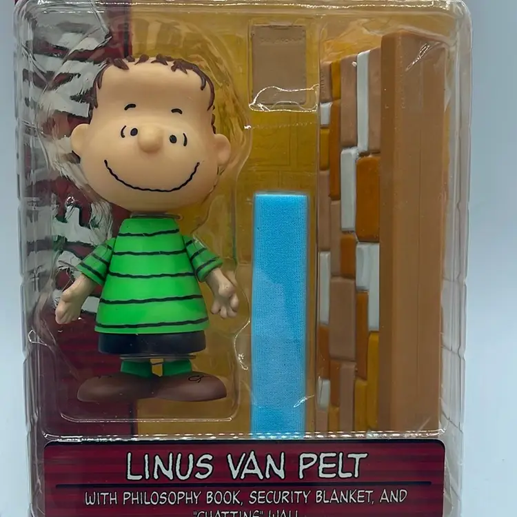 Linus Van Pelt from Peanuts made by memory lane new in the box 5 inches