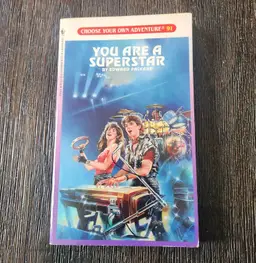 Vintage You Are a Superstar Choose Your Own Adventure Book CYOA 91 1st Printing