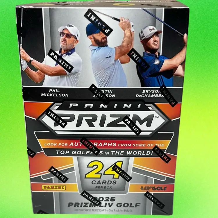 2025 Panini Prizm LIV Golf Blaster Box Ripped Live or Shipped Sealed (stacked shipping)