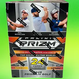 2025 Panini Prizm LIV Golf Blaster Box Ripped Live or Shipped Sealed (stacked shipping)