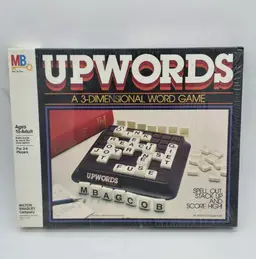 New Sealed 1983 Milton Bradley Upwords Board Game