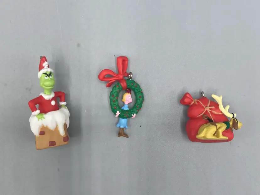 Vintage Miniature Hallmark Keepsake Ornaments - 1999 Merry Grinch-mas Dr Seuss