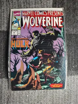 1990 Marvel Presents Wolverine & Hulk #56 Comics VTG First Print Collectible