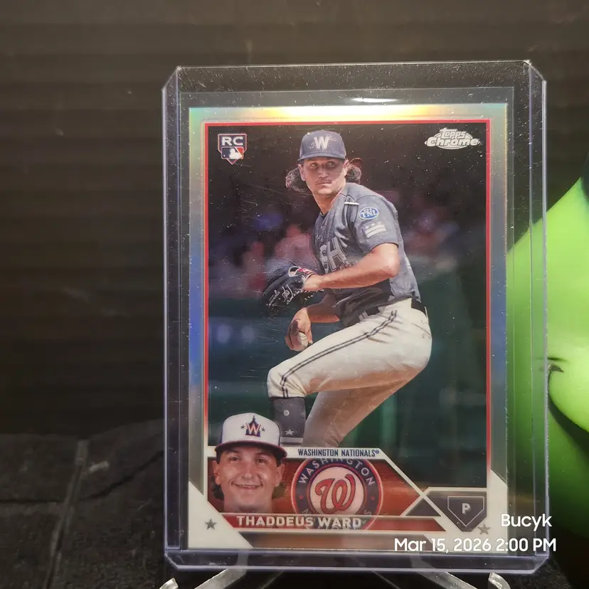 2023 Topps Chrome Update - Thaddeus Ward Washington Nationals