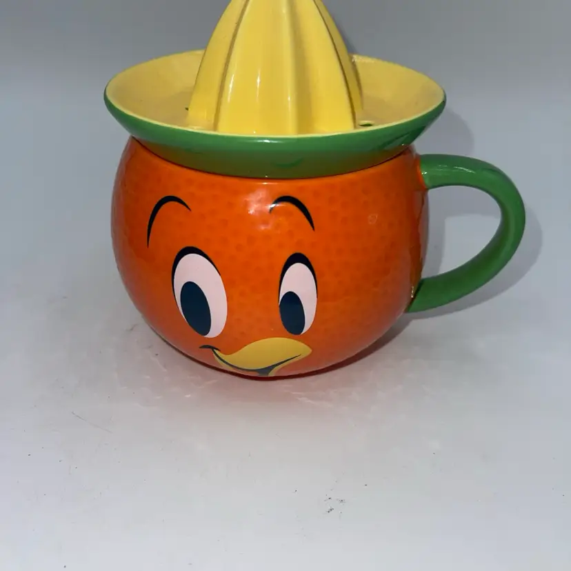 Disney Parks Orange Bird Mug Citrus Juicer Lid EPCOT Flower Garden Festival 2024