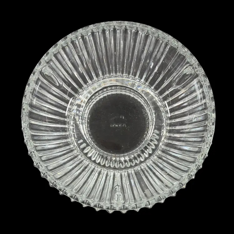 Vintage HOMCO Clear Glass Fairy Lamp