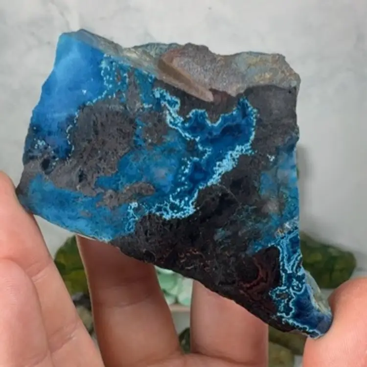 Shattuckite Slab 1 - Mexico