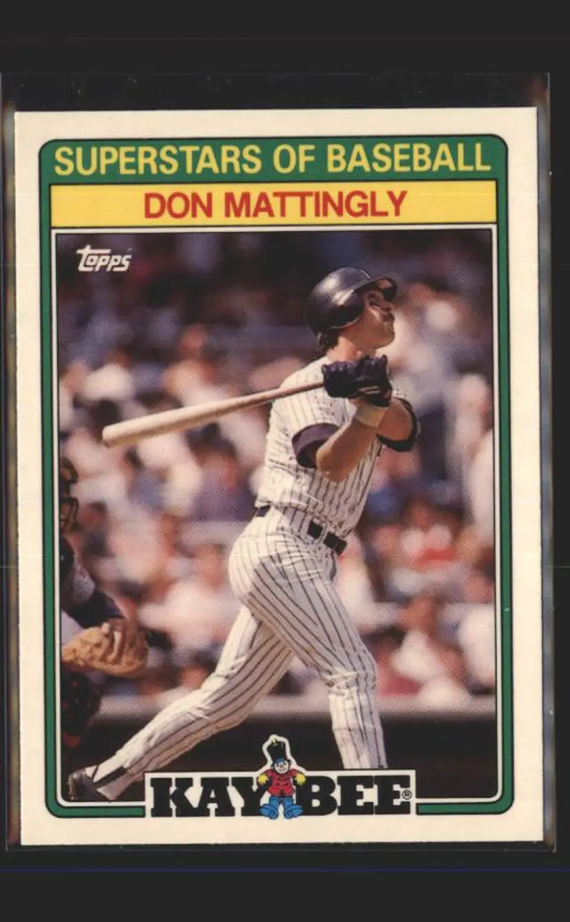 1988 Topps Kay-Bee Superstars of Baseball #16 Don Mattingly - (137) - New York Yankees