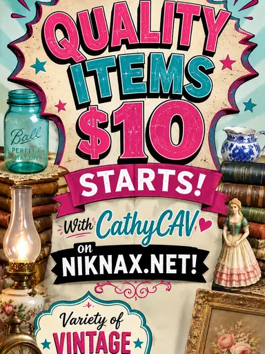 BIG SHOW! QUALITY ITEMS $10 STARTS!