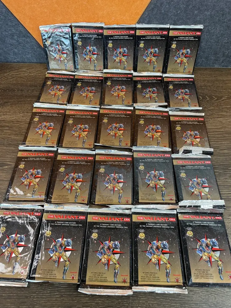 The Valiant Era Trading Cards, Upper Deck 1993 (Lot Of 25 New/sealed Packs)
