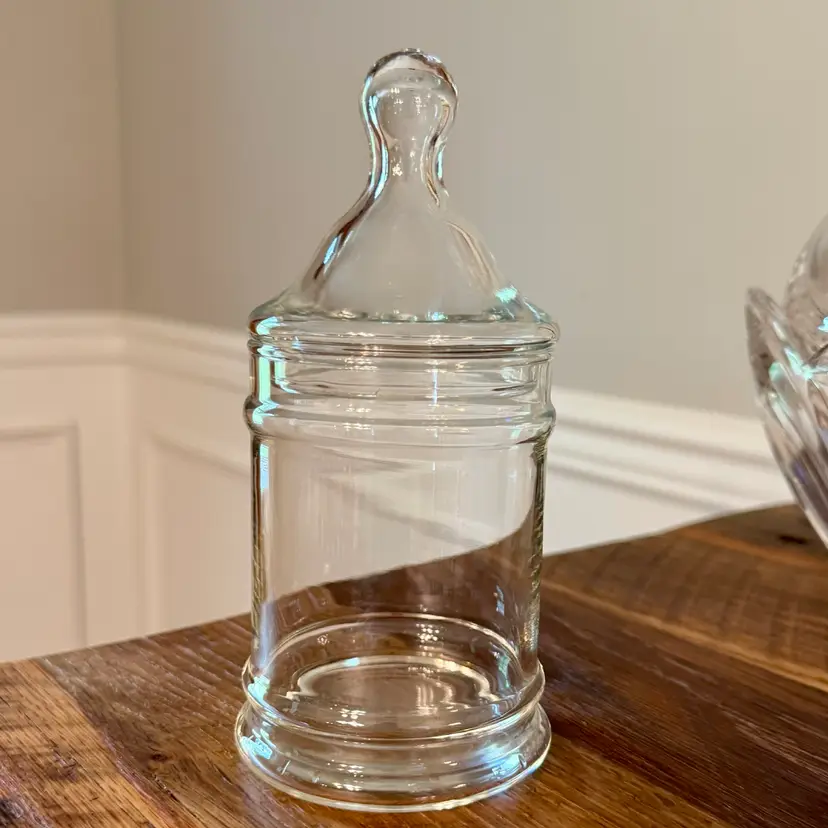 🎀 Vtg Apothecary Jar