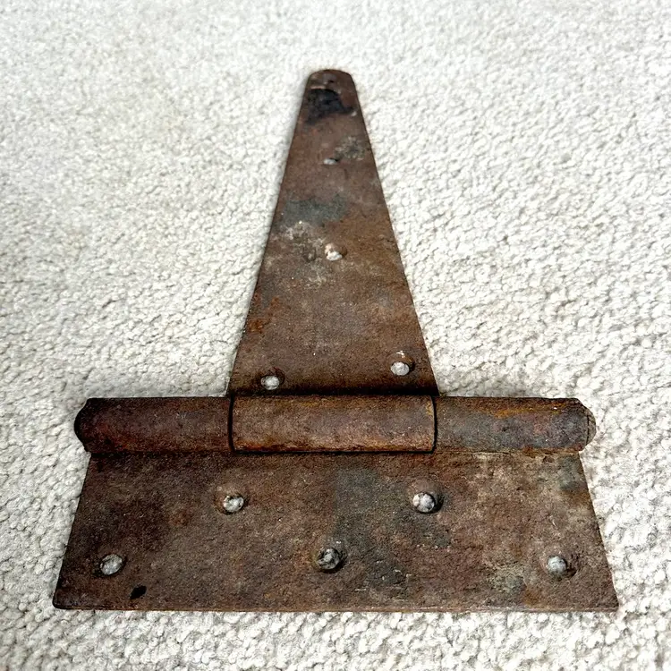 Antique Large Primitive Barn Door Gate Rustic Strap Hinge 14.75 x 8”