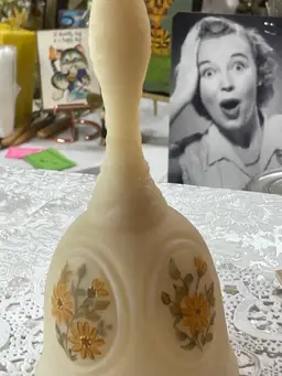 Vintage Fenton Custard Bell