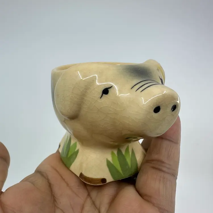 Vintage Pig Egg Cup