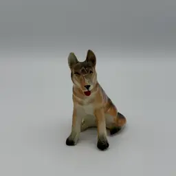 Vintage German Shepard Dog Figurine