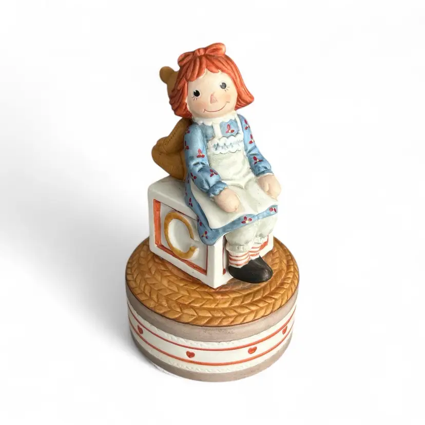 Vintage Schmid Raggedy Ann Music Box