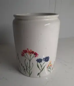 7" Morning Meadow Ceramic Canister