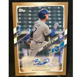 Bobby Witt Jr /50 Auto 2021 Topps Pro Debut Gold RC
