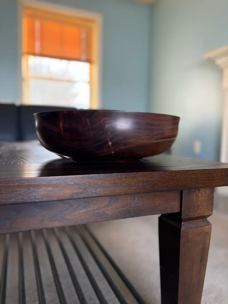 Black Walnut Crotch Bowl - #2567