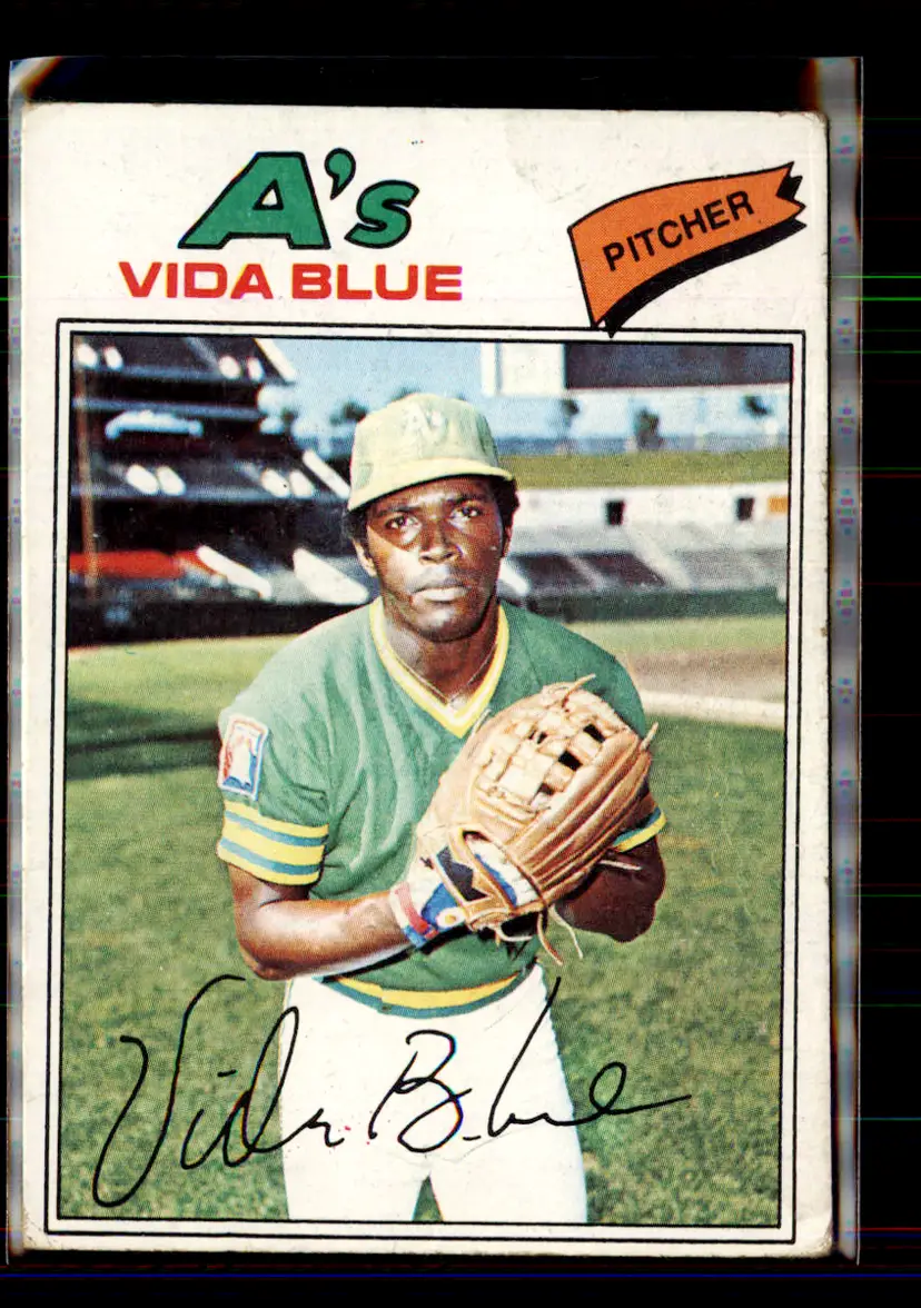 Vida Blue 1977 Topps #230 - (144) - Oakland Athletics