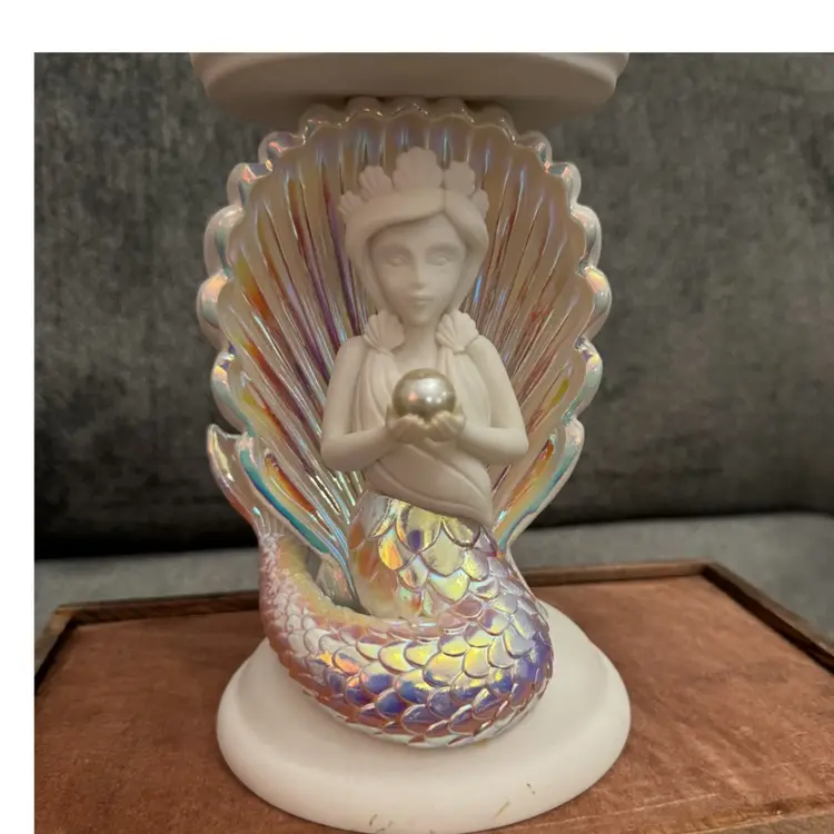 Bath & Body Works Iridescent Mermaid Pedestal Candle Holder