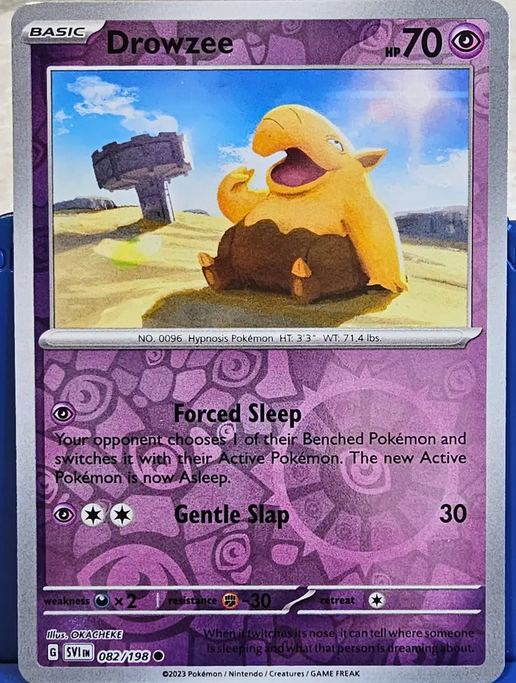 Pokémon Drowzee Linoone Fuecoco RV Holo Lot of 3 Excellent  to Near Mint 3059